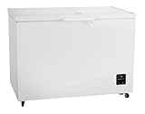 Gorenje FH30EAW Gefriertruhe/Höhe 111,4 cm/Gefrieren 297L/ LED Beleuchtung/Mit Hochleistungsrollen/FastFreeze/Sicherheitsschloss, Weiß