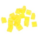 Vaguelly 20 Stück Stummschaltpad für Musikinstrumente Gitarren-Stoßstange Posaune üben stumm Trompete üben stumm Instrumentenwerkzeug Instrumentenstoßdämpfer aus Silikon Kieselgel Yellow