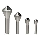 OCGIG 4tlg HHS(4241) Senker Countersink Kegelsenker Satz Titanium Beschichtet Entgratwerkzeug Set Metall Holz Bohrer