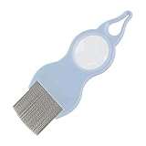 Katzenkamm für Indoor-Katzen, Katzenkamm mit Lupe, Metallzähne, Vorbereitungswerkzeug zum Entfernen von Knoten, Reinigungsbürste