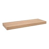Velano - Bücherregal Wand - Wandregal 59.5x23.5 cm - Regal Wand - Schweberegal - Hängeregal - Regalbrett - Sonoma-Eiche - Küchenregal - Bücherregal Kinder - Deko Wohnzimmer - Gewürzregal Wand