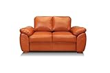 Quattro Meble Echtleder 2er Sofa Oxford Italienisches Leder Antique - Rindsleder
