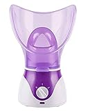Gesichtsdampfer Gesicht, Professioneller Spa Gesichtsdampfer und Nasen-Inhalator, Gesichtsdampfer Tragbarer Poren Dampf Spa Warm Mist Sprayer Luftbefeuchter, Gesichtsdampfer für