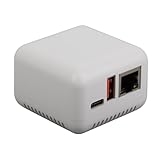 USB 2.0 Netzwerk Druckserver, LAN USB Druckserver Adapter mit Mehreren Schnittstellen, Verwandelt USB Drucker in Netzwerkdrucker, Gemeinsame Nutzung durch Mehrere Benutzer