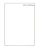 100 Blatt Universal Etiketten Aufkleber 210 x 297 mm Etiketten A4 Selbstklebend 100 Etiketten Aufkleber - Geeignet für Laser/Inkjet/Kopierer einsetzbar