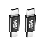 Typ-C-Buchse auf Stecker, Winkel-/gerade Anschlüsse für schnelle Datenübertragung und einfache Aufbewahrung für Zuhause oder Büro, USB-C-Adapter