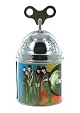Lutèce Créations Tinkle Tonk Spieluhr oder Musikbox aus Metall mit Schlüssel oben, Feder-Musik-Mechanismus mit 18 Noten und Illustration – Let it be (McCartney)