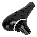 RASTKY 12-Loch-Okarina in Alt-C-Taste – Tragbares Blasinstrument für Anfänger und Profis – ABS-Design mit Klarem Klang – Als und auf Reisen, mit Noten Im Lieferumfang Enthalten