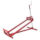 Wiltec Hebevorrichtung für Aufsitzmäher Rasentraktor – bis max 400 kg – 1140 x 495 x 1030 mm – aus Stahl – Lifter als Reinigungshilfe