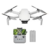 DJI Mini 4K Drohne mit 4K UHD Kamera Für Erwachsene, 3-Achsen-Gimbal-Stabilisierung, C0, QuickShots, 10 km Videoübertragung, Autom. Rückkehr, Windstabil, 1 Akku (31 min Flugzeit), Unter 249g