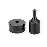 Round Hole Punch Die Set for CH-70 Hydraulic Punch Tool – Heavy Duty Metal Punching Dies for Steel, Copper & Aluminum Plates (13.8mm)