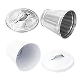 VALICLUD 2 Stück Teiliges Müllbehälter Deckel Kompakter Retro stil Vielseitiger Mini abfalleimer für Büro und Zuhause Platzsparend und Einfach zu Verwenden für Tischabfälle und Kleine