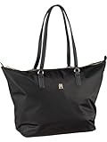 Tommy Hilfiger POPPY TH TOTE Tragetasche Damen, Schwarz (Black), OS