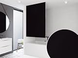 probath Basic DUSCHROLLO Modell Uni SCHWARZ 7 Breiten ZUR Wahl (140x240 cm)