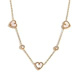 Sopodbacker Halskette Ketten Schmuck Herren Frauen Anhänger Necklace Wasserdichte Drei Muscheln Herzen Halskette Schmuck