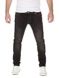 Yazubi Slim Fit Jeans M182 - Herren Jeanshose, Grau (Gravel Grey 203), W36/L34