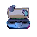 Ynnhik Drahtlose Stereo -Kopfhörer, BT5.1earbuds 8d Surround, LED Display Touch Control, Leichtes Sport -HiFi -Sound -Headset zum, Wandern, Radfahren