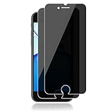 2 Stück Schutzfolie für Panzerglas für iPhone SE 2020/8/7/6/6s Sichtschutzfolie, 3D Schutzglas Sichtschutz für iPhone SE Panzerfolie, 9H Kratzfest Displayfolie, Hohe Empfindlichkeit Blickschutzfolie