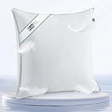 BedStory Daunenkissen 80x80, 3-Kammer Daunenkissen 80x80 mit 100% Daunen & Federn, Baumwolle Bezug Kopfkissen 80x80 daunen, Öko-Text Zertifiziert Kissen