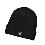 Pocoiau Wiederaufladbare Thermomütze, Fernheizungstechnologie, fördert die Durchblutung für Winterarbeit und Spielen, beheizte Fahrradmütze mit LED, BB2, One size