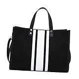 TINEASUR 1Stk Tragetasche Taschen für Einkaufstasche für Frauen Handtasche für Damen Umhängetasche große schwarze Tasche Damenhandtasche Damen-Einkaufstasche Black