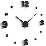 Retoo Wanduhr 70 cm - 130 cm, Flat Mute Decor Geschenk Home Office Nach Hause, Restaurant, Büro und Hotel, Wanduhren, an Einer wohnwand Wohnzimmer, Uhr Wand, Design