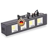 ETEC Professional LED Stroboskop PRO 4x50 Watt COB Blitzer Strobe DJ Effekt Party Disco Club Event Dimmbar Veranstaltung Bühnenbeleuchtung Licht