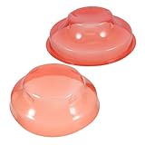 HOLIDYOYO 2 Stück Schutzabdeckung für Rauchmelder aus Robustem Kunststoff Staubdichte Schutzhaube zur Vermeidung von Fehlalarmen Langlebiger Spritzschutz für Küchen und Büroeinsatz