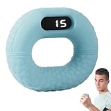 Griffkraft Ring,Silikon Finger Und Hand Trainingsgerät Für Griffkraft Und Fingerstärke | Handkrafttrainer Mit Zähler - für Senioren, Athleten, Spieler, Kletterer, Musiker, Männer und Frauen