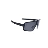 BBB Cycling Fahrradbrille Sportbrille Radsport-Sonnenbrille Herren und Damen Kleinere Passform 100% UV-Schutz Gravelbike Rennrad & MTB Chester Narrow Matt Schwarz Smoke BSG-73