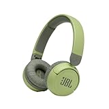 JBL Jr310 BT On-Ear Kinder-Kopfhörer - Grün – Kabellose Bluetooth-Ohrhörer mit Headset und Fernbedienung – Ideal für Schule und Freizeit