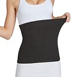 iEasey Unisex Dicke Kaschmir Nierenwärmer Damen Herren Winter Thermische Rückenwärmer Elastisch Taille Wärmer Wärmegürtel Rückenbereich Lendenwärmer Leibwärmer zur Rückenpartie Schmerzlinderung