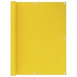 Swpsd Balkon Sichtschutz Bespannung Terrasse Windschutz Sonnenschutz Balkonbespannung Balkonverkleidung Balkonsichtschutz Gelb 120x300 cm HDPE