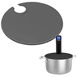 Sous-Vide-Deckel für präzises Kochen, Sous-Vide-Präzisionskocher-Silikondeckel, Präzisionskochbehälter für feuchte und aromatische Lebensmittel, Robuster Sous-Vide-Deckel aus Silikon zur Verhinderung