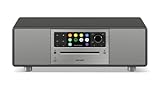 sonoro Prestige Kompaktanlage mit CD Player, Bluetooth und Internetradio (UKW, WLAN, DAB Plus, Spotify, Amazon, Deezer) Matt Graphit