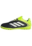 adidas Unisex Kinder COPA Pure III Club Turf Football Boots Kids Fußballschuhe, Core Black/Cloud White/Lucid Lemon