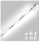 Feuchtraumleuchte LED 150CM, LED Deckenlampe 36W 3600LM, IP65 Wasserfest, LED Leuchtstoffröhre, Als Bürodeckenleuchten LED Garage Lampe Kellerleuchte Feuchtraumlampe Werkstattlampe, Neutralweiß 4000K