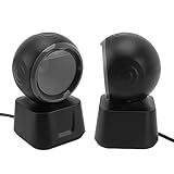 Omnidirektionaler Barcode-Scanner, 1D-2D-QR-Desktop-Barcode-Scanner, Automatischer USB-Barcode-Leser, Erfassung von Barcodes für den Einzelhandel, Barcode-Scanner