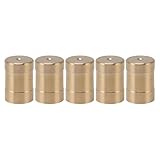 Kupfer Rasennebel -Düse Flache Kopfsprühdüse Innere Fadenverbindung für die Landschaftsgestaltung im Freien Kühlsystem 5pcs (G1/2 Zoll)