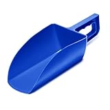 Garronda Futterschaufel ca. 1000 g – ergonomische Schaufel für Futter, Granulat, Streu & Dünger – robuster Kunststoff – BPA-frei, leicht zu reinigen – GD-0153, Blau