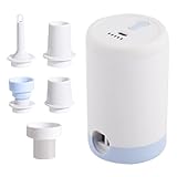 Reise Luftpumpe - Luftpumpe Für Schwimmreifen | Kabellose Aufblas Entlüftung Pumpe Für Schlauchboot Fahrrad Fußball Camping Reise Basketball Kleidung LKW Reifen