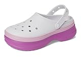 Crocs Klassische gestapelte Clogs für Erwachsene, unisex, Grapeberry, 42/43 EU