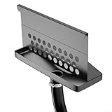 Grill-Fettpfanne aus Karbonstahl mit Silikonschlauch und Klemme für wiederverwendbare Ölableitung und sichere Befestigung an hinteren Fettauslässen