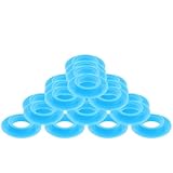 ANDRESLAD 25 Stück Tropfringe für Kajak und Kanu Paddel Spritzschutz Himmelblau Leicht Robust Einfache Montage Kompatibel mit Standardpaddeln Wasserkontrolle für Paddeltouren