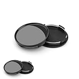 HJIAMA 4 Stück Radnabenkappen 60mm, Nabendeckel Kompatibel, Schwarz Felgenkappen Ersetzen, mit Edelstahlring, Mittelradkappe, für Autos
