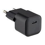QUALO Netzladegerät Nano PD 20W USB-C - Schnellladung, Kompaktes Netzteil, GaN Technologie, Power Delivery, Sicheres Laden, Schwarz