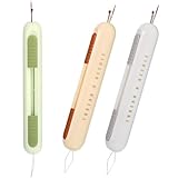 ABOOFAN 2 In 1 Nadeleinfädler und Nahttrenner Satz Verstellbares Nähwerkzeug aus Robustem Kunststoff Farbig Kompakt für Handnähen und Nähmaschinen Nähzubehör für Präzises Einfädeln und