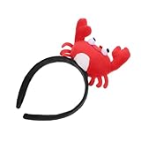 BESTonZON Niedlicher Haarreif mit Großem Krabben design Dekoratives Haar accessoire Fest Sitzender Haarreif für Erwachsene für Kostümfest Cosplay und Partys