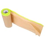 HEATSHAKING Braunes Maskierpapier Selbstklebend Flexibel Möbel Schutzpapier Wasserabweisend für Lackierarbeiten Auto und Renovierung Staubdicht Langlebig Vielseitig Zuschneidbar