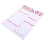 jojofuny Kleines Notizbuch für Tägliche Planung Abreißbares Notizbuch für To Do Listen Undatiert Dickes für Stifte für Büro und Schule Perfektes für Familie und Freunde